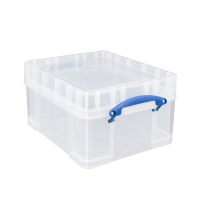 Really Usefull XL transparent plastic storage box, 18 litres UB18LXL 200410