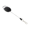 Retractor with carabiner | 123ink black 302568 - 1