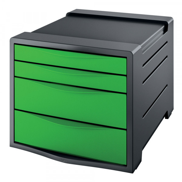 Rexel Choices green drawer unit (4 drawers) 2115612 208243 - 1