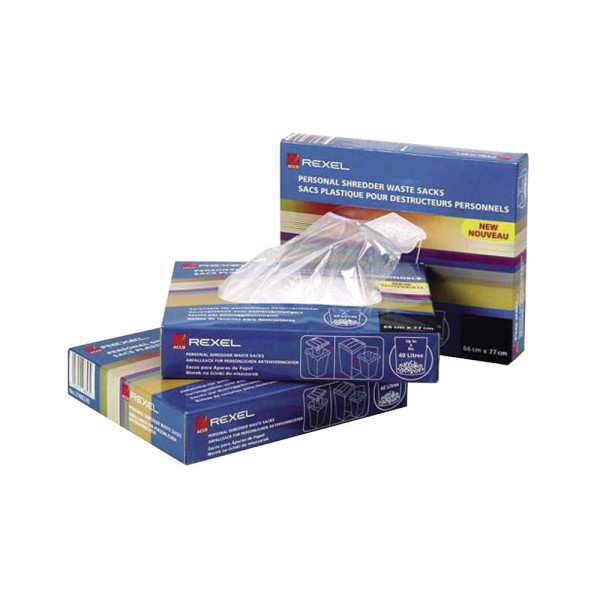 Plastic collection bags 115L | Rexel 40070 | 100-pack 208058 - 1
