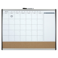 Rexel Quartet duo whiteboard/cork board with monthly planner, 58.5cm x 43cm 1903813 208167