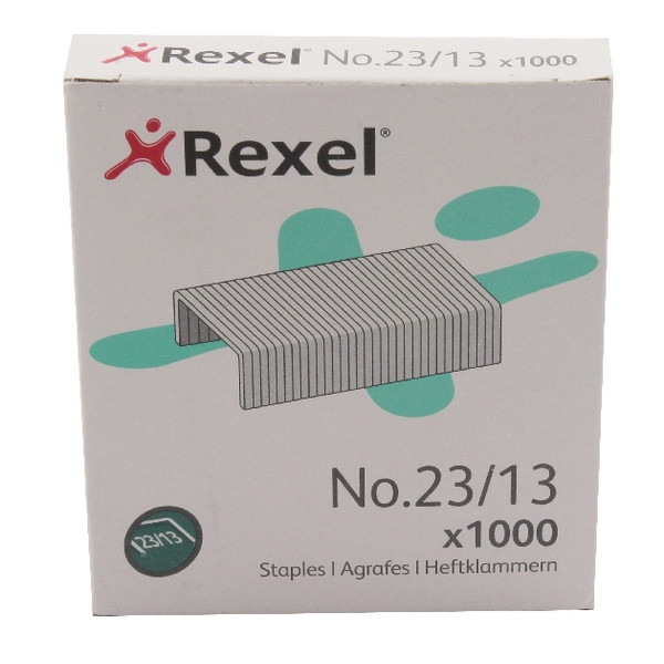 Staples 23/13 | heavy duty staples | Rexel | 1000 pack 208157 - 1