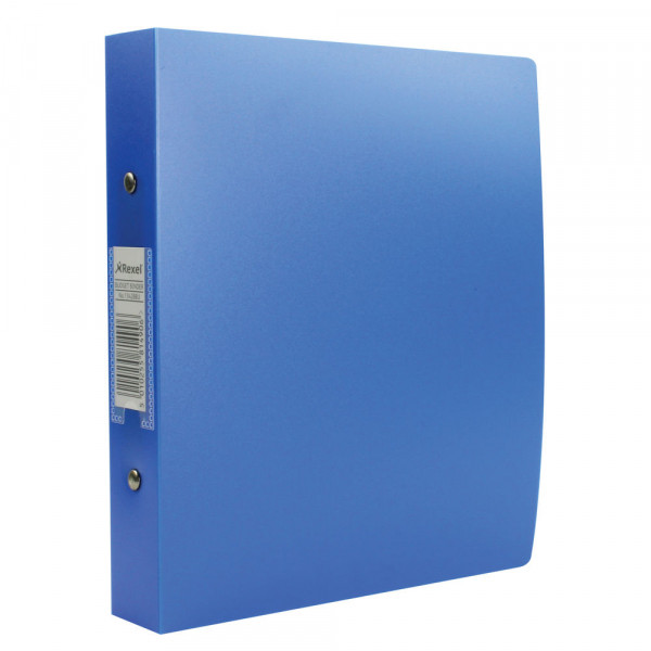 Rexel budget blue A5 polypropylene 2-ring binder (10-pack) 13428BU 208257 - 1