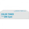 Ricoh 206 C cyan toner (original) 074076 - 1