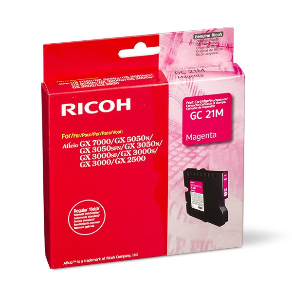 Ricoh GC-21M magenta gel cartridge (original Ricoh) 405534 074892 - 1