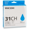Ricoh GC-31CH (405702) high capacity cyan gel cartridge (original)