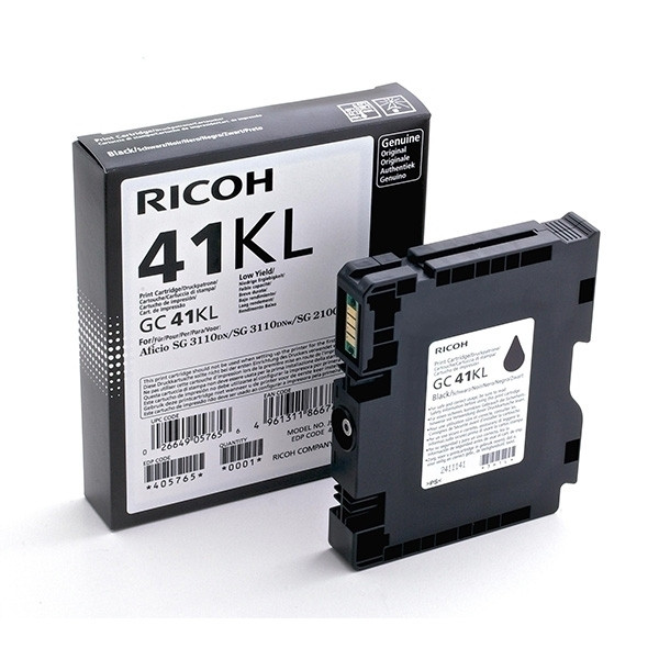 Ricoh GC-41KL black gel cartridge (original) 405765 073798 - 1