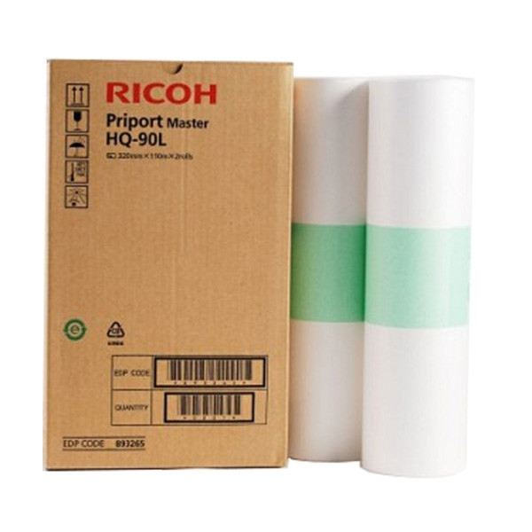 Ricoh HQ90L (893265) master roll 2-pack (original Ricoh) 073654 - 1
