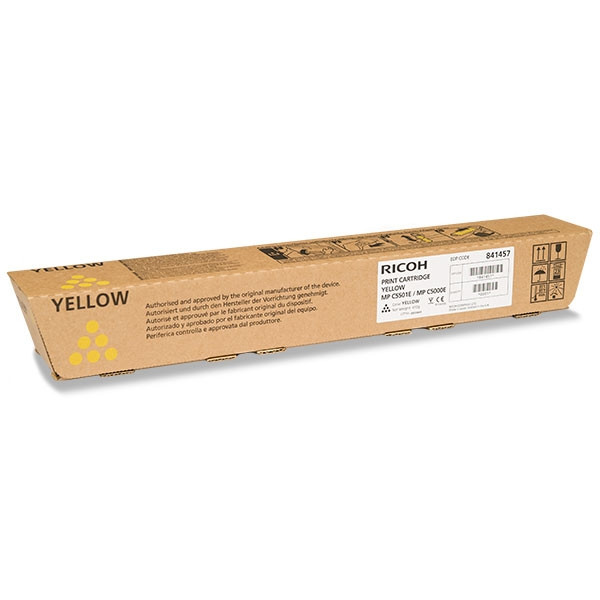 Ricoh MP C5000E/MP C5501E yellow toner (original) 841161 841457 842049 073982 - 1