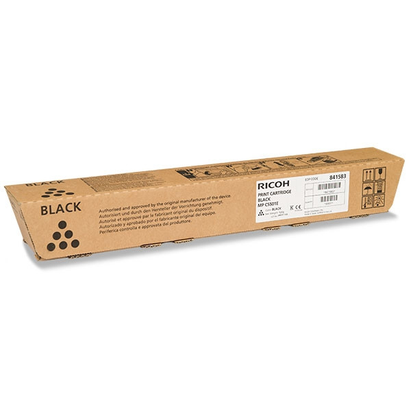 Ricoh MP C5501E black toner (original) 841456 842052 073888 - 1