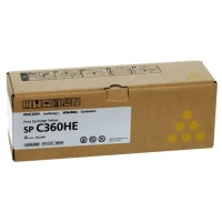 Ricoh SP C360E (408187) high capacity yellow toner (original) 408187 067104