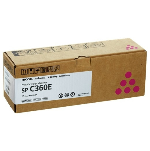 Ricoh SP C360E (408190) magenta toner (original Ricoh) 067094 - 1