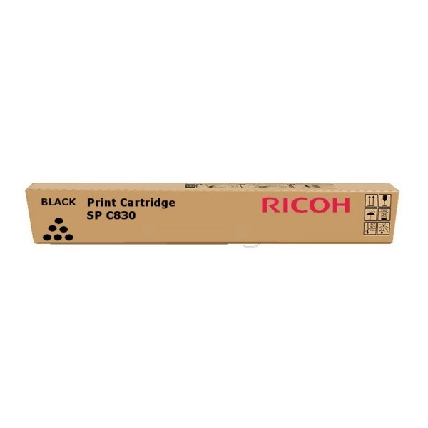 Ricoh SP C830 (821121) black toner (original) 821121 821185 073706 - 1