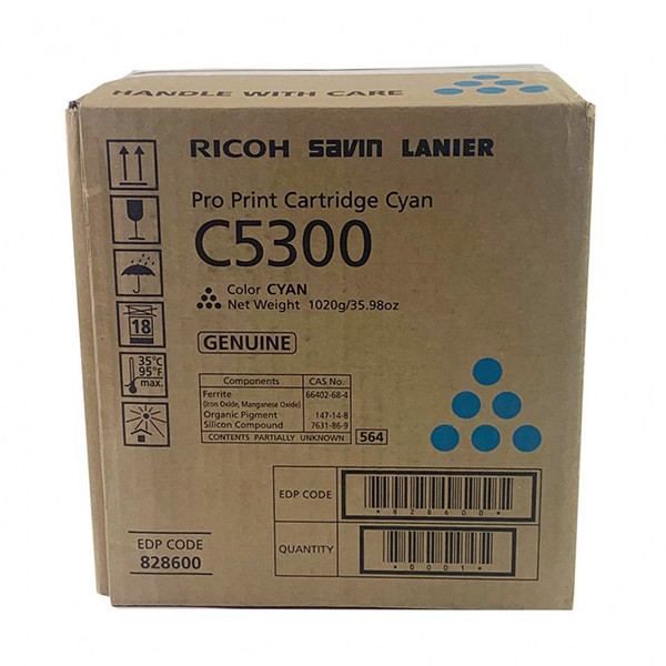 Ricoh Type C5300 cyan toner (original Ricoh) 828604 067262 - 1
