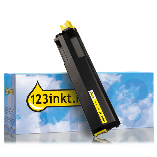 Ricoh Type SP C352DN yellow toner (123ink version) 407386C 066923 - 1