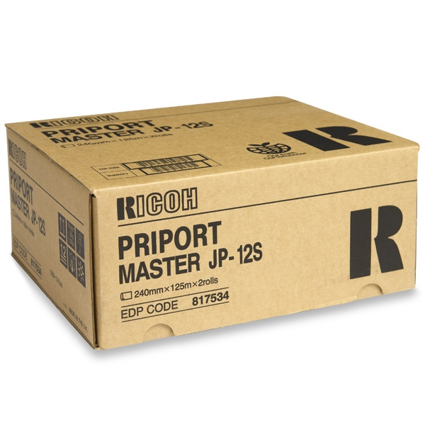 Ricoh type JP12S (A4) master unit 2-pack (original Ricoh) 074634 - 1