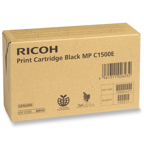 Ricoh type MP C1500 BK black gel toner (original Ricoh) 074820 - 1
