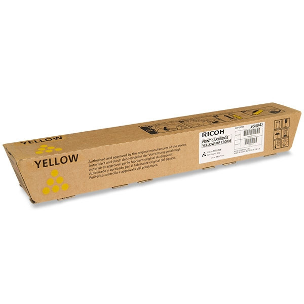 Ricoh type MP C3000E yellow toner (original) 842031 884947 888641 074844 - 1