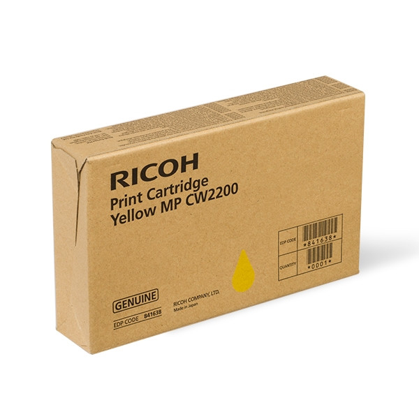 Ricoh type MP CW2200 yellow cartridge (original) 841638 067006 - 1
