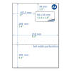 Rillstab A4 packing slip label / return label, 90mm x 45mm (1000 sheets) 068138 - 1