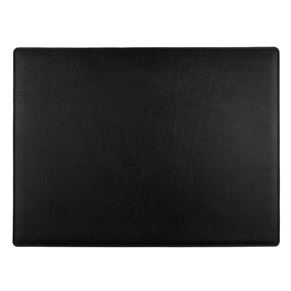 Rillstab Grancara leather look black desk pad, 50cm x 37cm 95274 068078 - 1