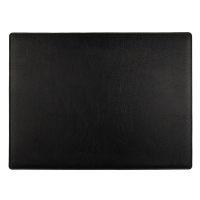 Rillstab Grancara leather look black desk pad, 50cm x 37cm 95274 068078
