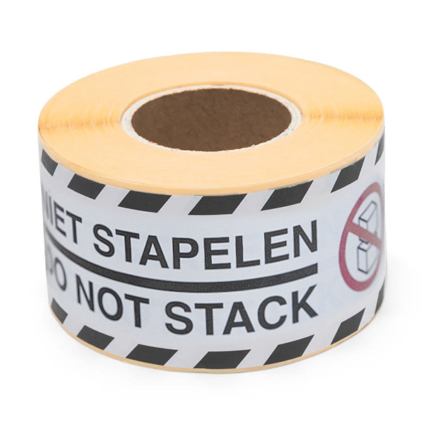 Warning labels "DO NOT STACK" | Rillprint | 250 labels 068146 - 1
