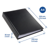 Rillstab black A4 hard cover display folder (100-pages) RI99494 068099 - 4