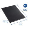 Rillstab black A4 hard cover display folder (20-pages) RI99424 068093 - 4