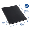 Rillstab black A4 hard cover display folder (30-pages) RI99434 068094 - 4