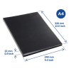 Rillstab black A4 hard cover display folder (40-pages) RI99444 068095 - 4