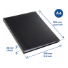 Rillstab black A4 hard cover display folder (50-pages) RI99454 068096 - 4