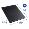 Rillstab black A5 hard cover display folder (20-pages) RI99524 068108 - 4