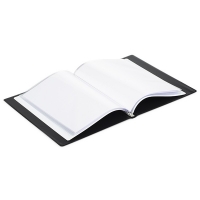 Rillstab black A5 hard cover display folder (20-pages) RI99524 068108