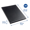Rillstab black A5 hard cover display folder (30-pages) RI99534 068109 - 4