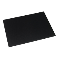 Rillstab black desk pad, 650mm x 520mm 95304 068076