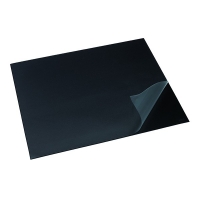 Rillstab black desk pad full view, 650mm x 520mm 95324 068077