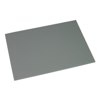 Rillstab grey desk pad, 530mm x 400mm 95298 068086
