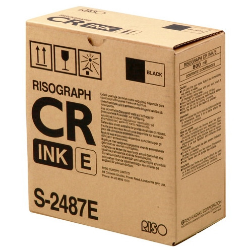 Riso S-2487 black ink cartridge (original) S-2487 087000 - 1