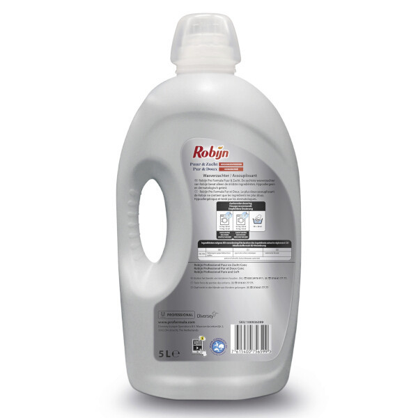 Fabric softener 5L (200 washes) | Robijn Pro Formula Pure & Soft SRO05013 - 2