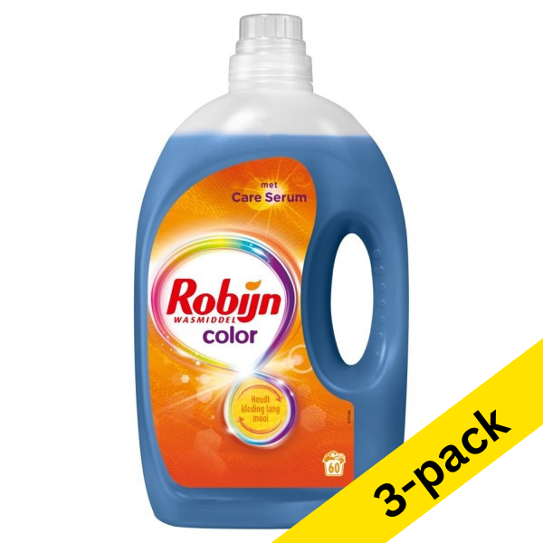 Liquid detergent 3L (60 washes) | Robijn Colour | 3-pack SRO00119 - 1