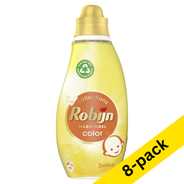 Liquid detergent 665ml (19 washes) | Robijn Small & Powerful Colour Kids | 8-pack SRO00535 - 1