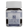 Talens extra fine neutral black gouache paint, 16 ml
