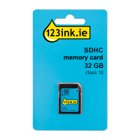SDHC memory card (32GB) | Class 10 | 123ink 300698