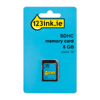 SDHC memory card (8GB) | Class 10 | 123ink 300696