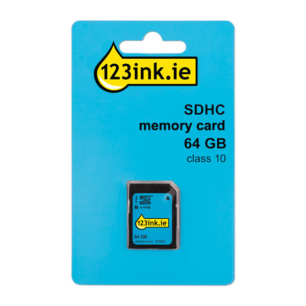 SDXC memory card (64GB) | Class 10 | 123ink 300699 - 1