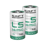Saft LS14250 / 1/2 AA battery (3.6V, 1200 mAh, Li-SOCl2) (2-pack)  ASA02342