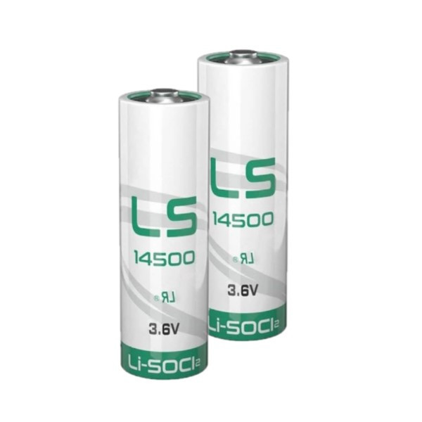 Saft LS14500 / AA battery (3.6V, 2600 mAh, Li-SOCl2) | 2-pack ASA02355 - 1