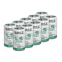 Saft LS17330 / 2/3A battery (3.6V, 2100 mAh, Li-SOCl2) | 10-pack ASA02350