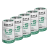 Saft LS17330 / 2/3A battery (3.6V, 2100 mAh, Li-SOCl2) | 5-pack ASA02343 - 1